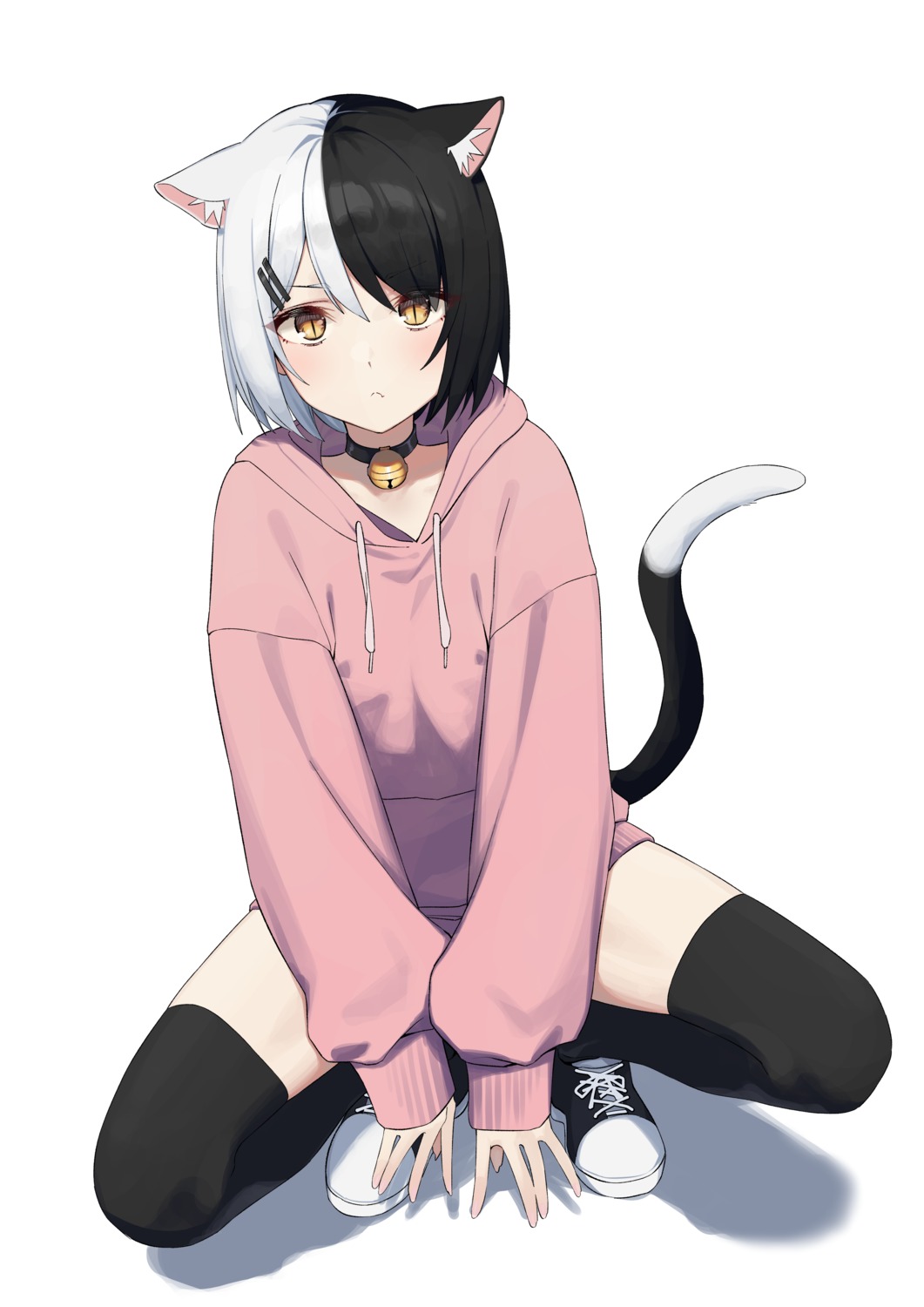 animal_ears nekomimi syhan tail thighhighs