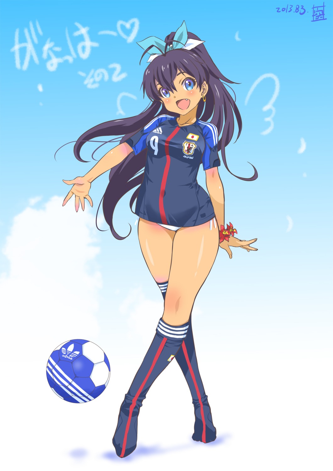 ganaha_hibiki inoue_sora soccer the_idolm@ster