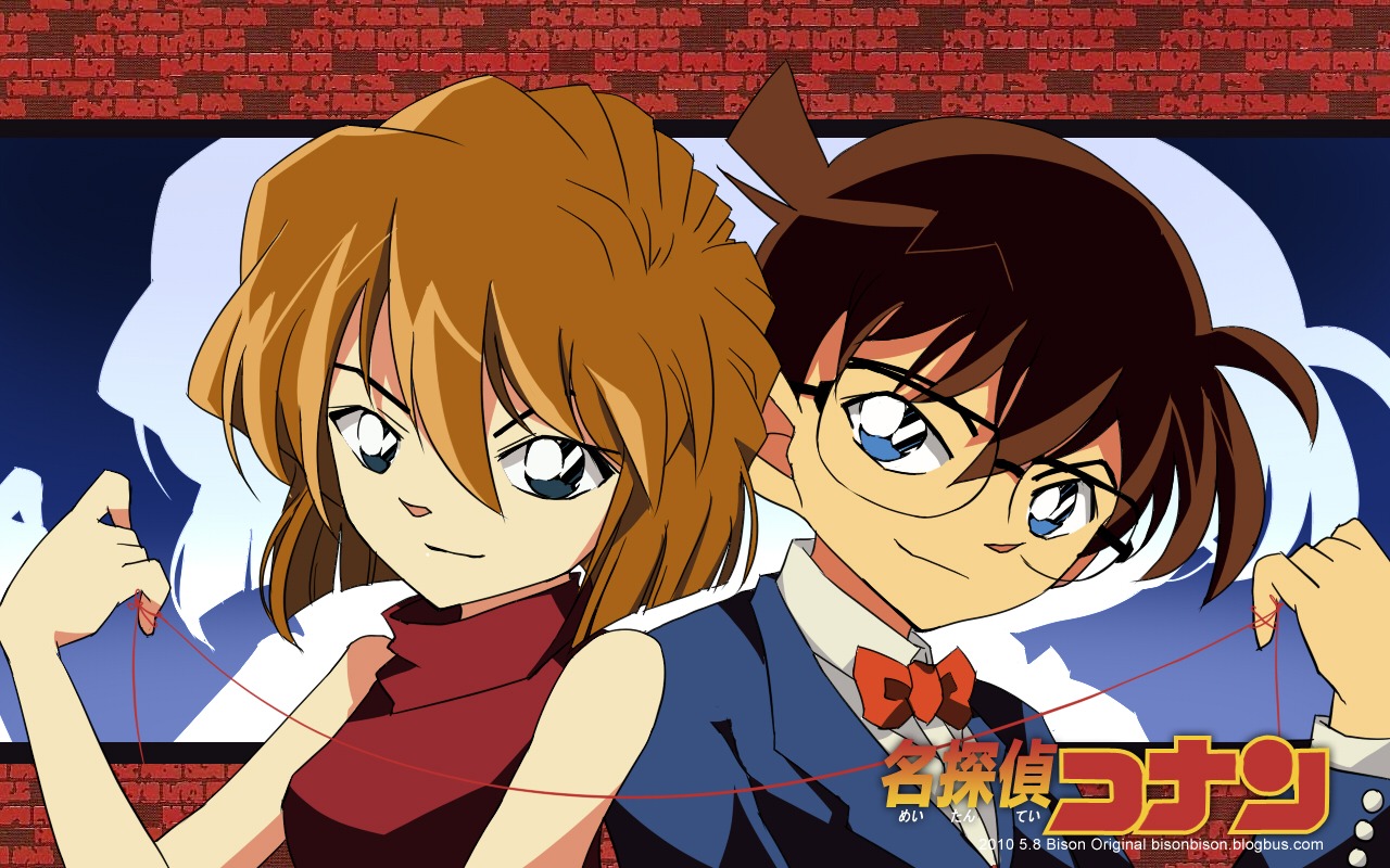 bison_cangshu edogawa_conan haibara_ai megane meitantei_conan wallpaper