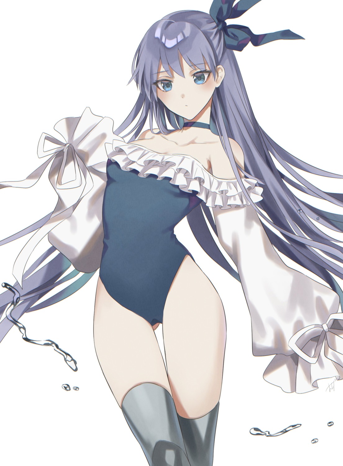 fate/grand_order meltlilith oshage_(osyage921) swimsuits thighhighs