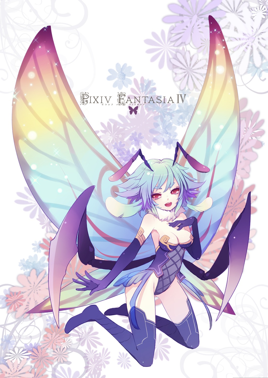 fairy gin_(oyoyo) thighhighs wings