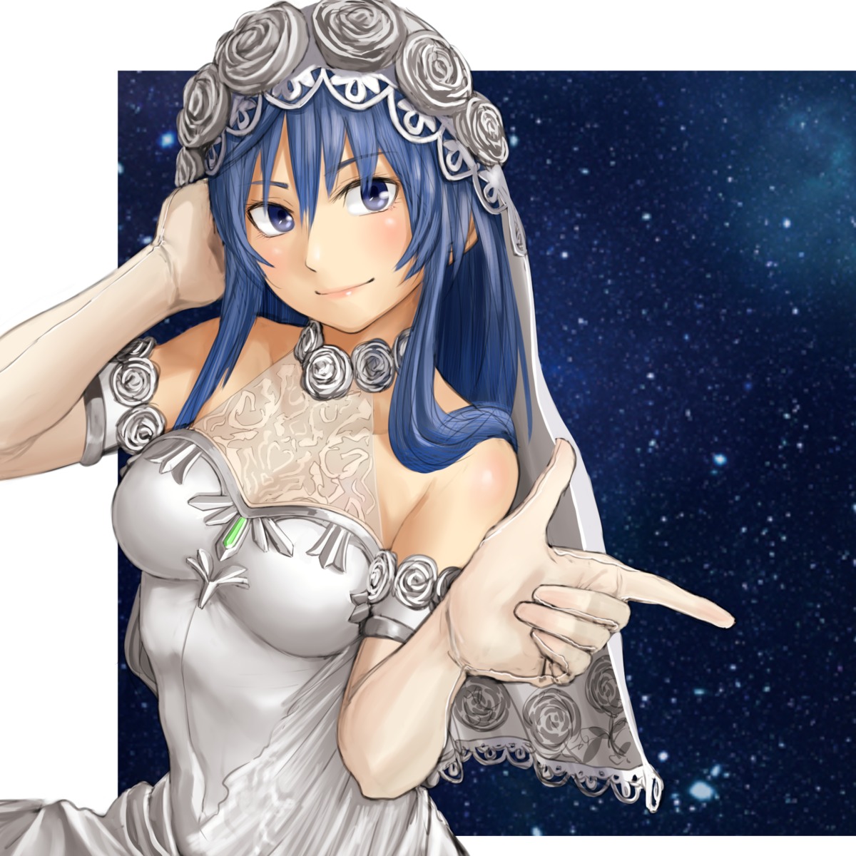 dress kilye_4421 maria_traydor see_through star_ocean star_ocean_till_the_end_of_time wedding_dress