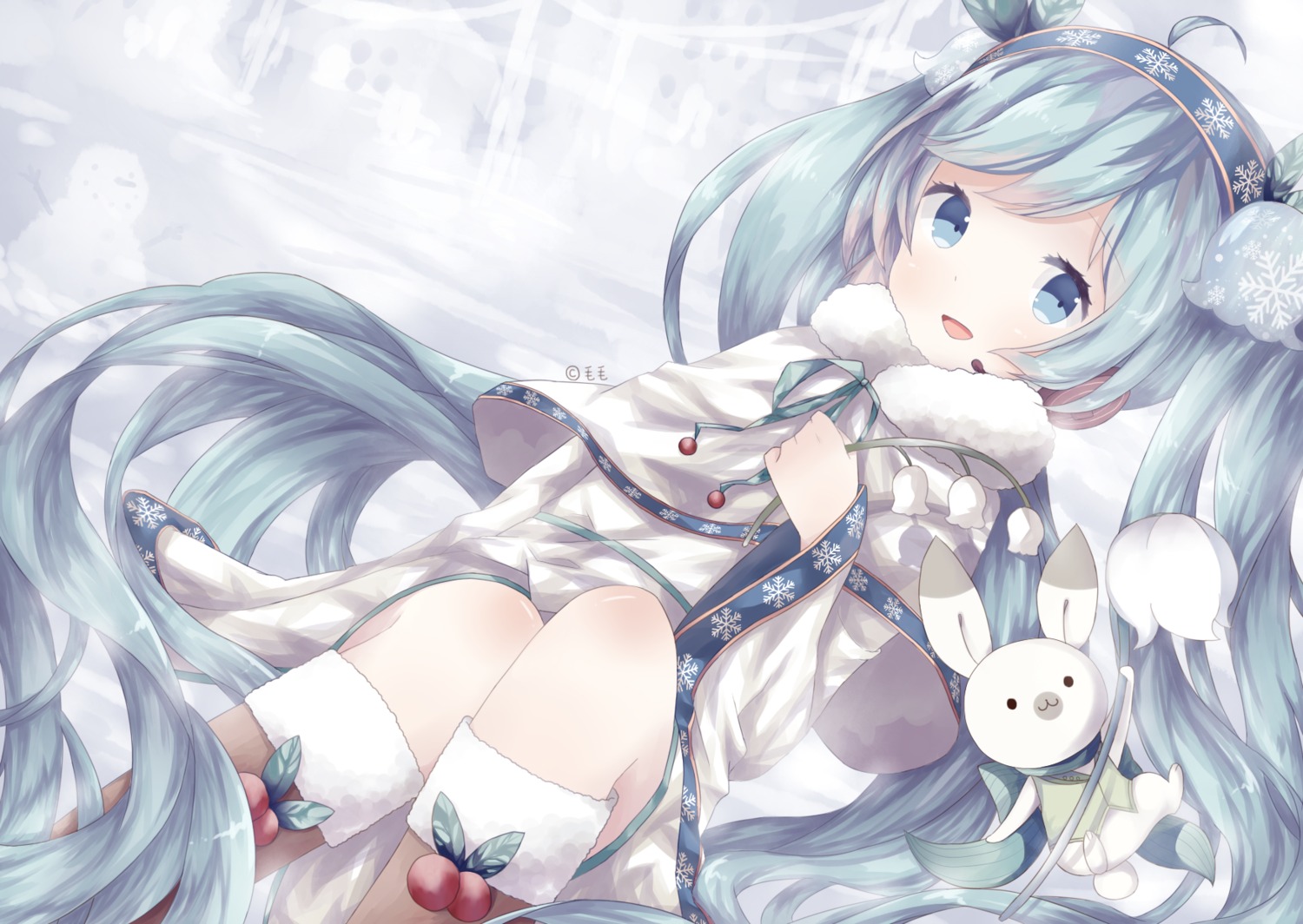 hatsune_miku lapidary_heart_(maomao) vocaloid yuki_miku