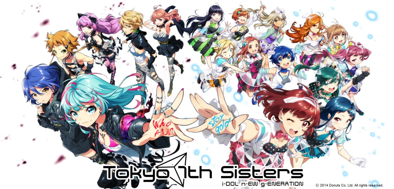 alessandra_susu cleavage dress hanyuuda_mito harumi_sawara harumi_shinju heels kasukabe_haru kotobuki_qruit kuonji_shizuka misonoo_mana nanasaki_nicole nonohara_hime serizawa_momoka tagme tattoo tendouji_musubi thighhighs tokyo_7th_sisters torn_clothes tsunomori_rona wakaouji_rui yusa_memoru