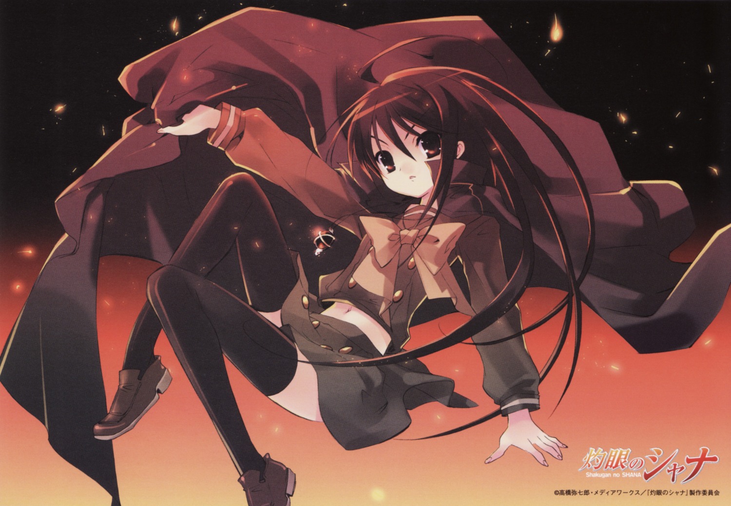 ito_noizi seifuku shakugan_no_shana shana thighhighs