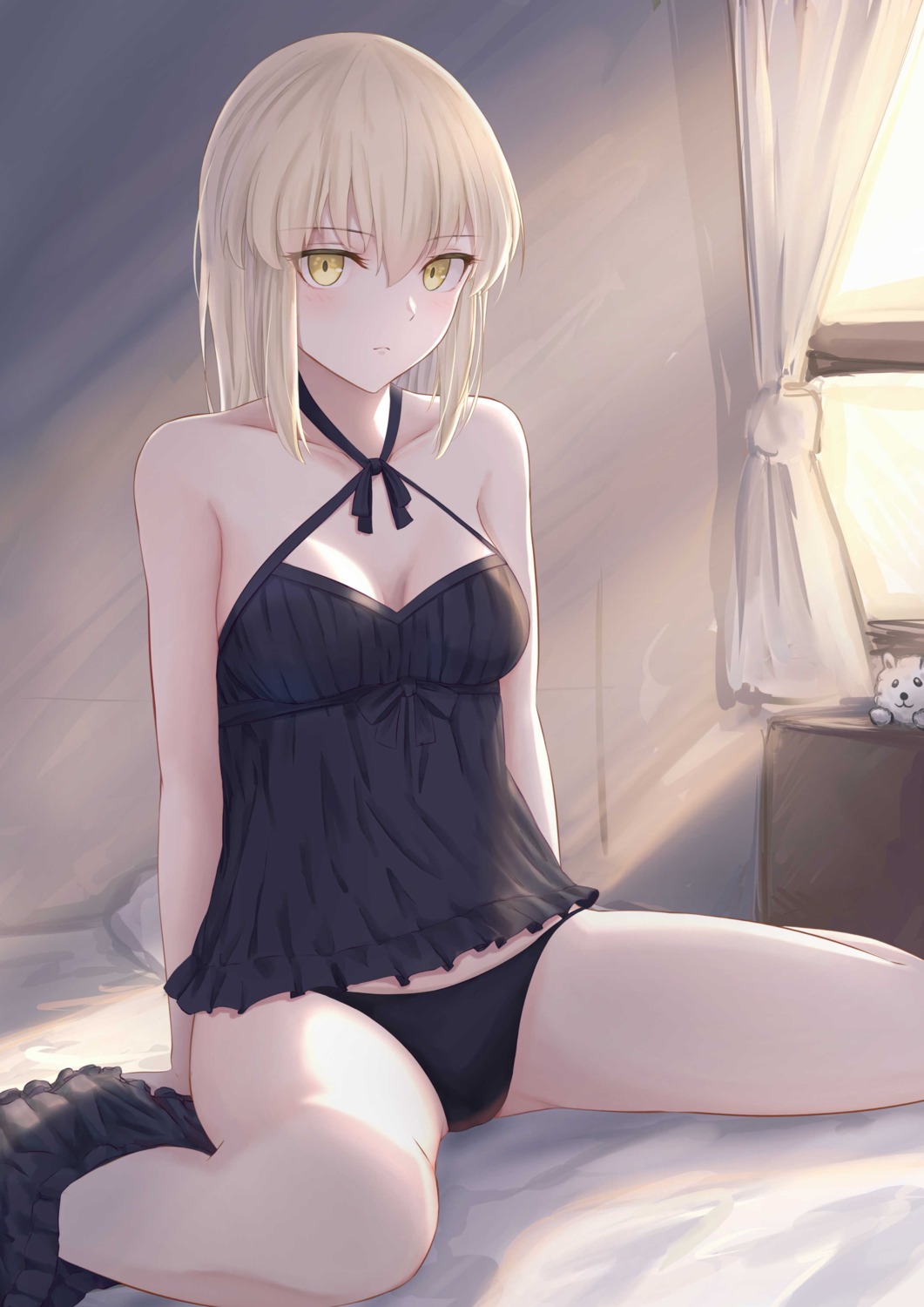 cleavage fate/stay_night fuwatoromonta lingerie pantsu saber saber_alter