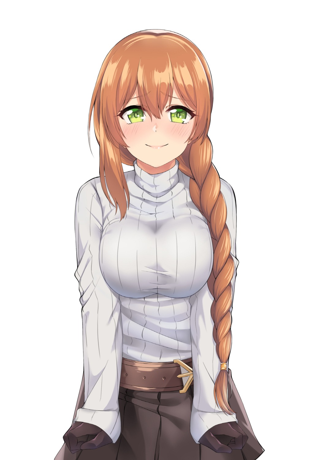 girls_frontline spicy_moo springfield_(girls_frontline) sweater