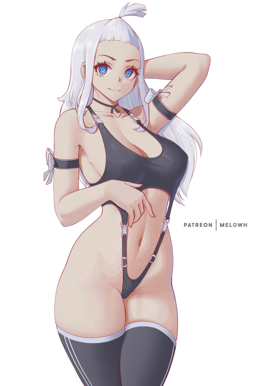 fairy_tail melowh mirajane_strauss swimsuits thighhighs