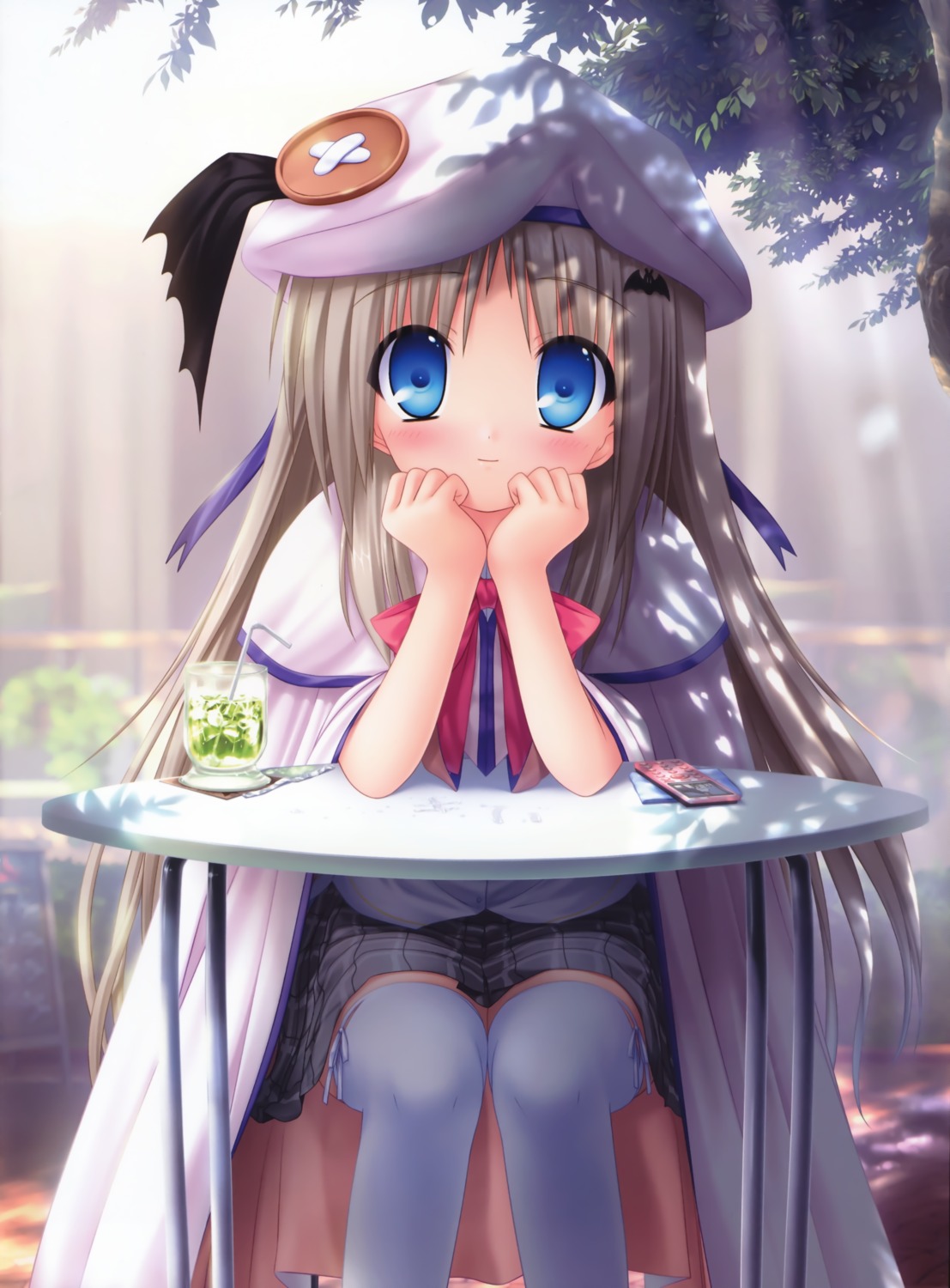 key kud_wafter little_busters! na-ga noumi_kudryavka seifuku thighhighs