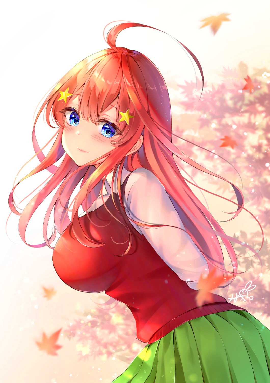 5-toubun_no_hanayome mizukanayuki nakano_itsuki seifuku sweater