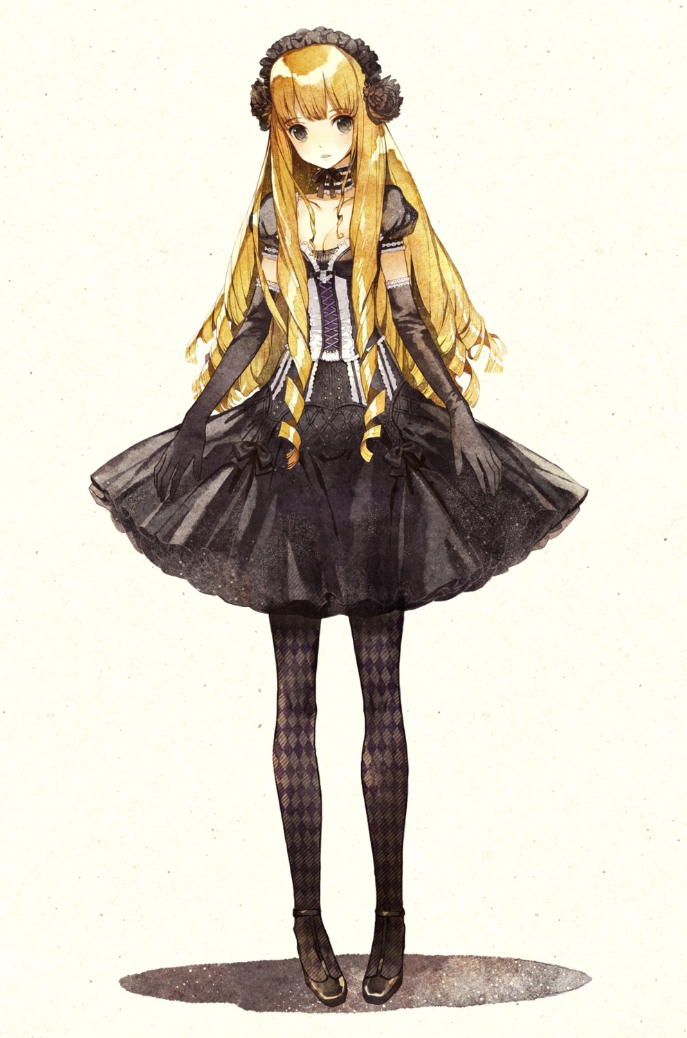 gothic_lolita lolita_fashion mugishirako pantyhose