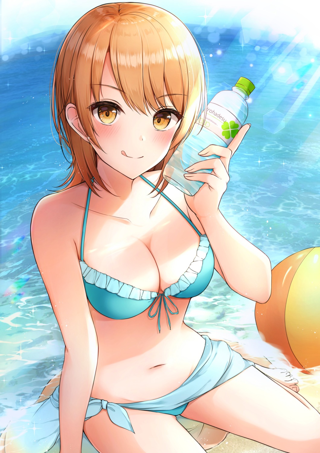 bikini isshiki_iroha swimsuits wet yahari_ore_no_seishun_lovecome_wa_machigatteiru. yukiunag1