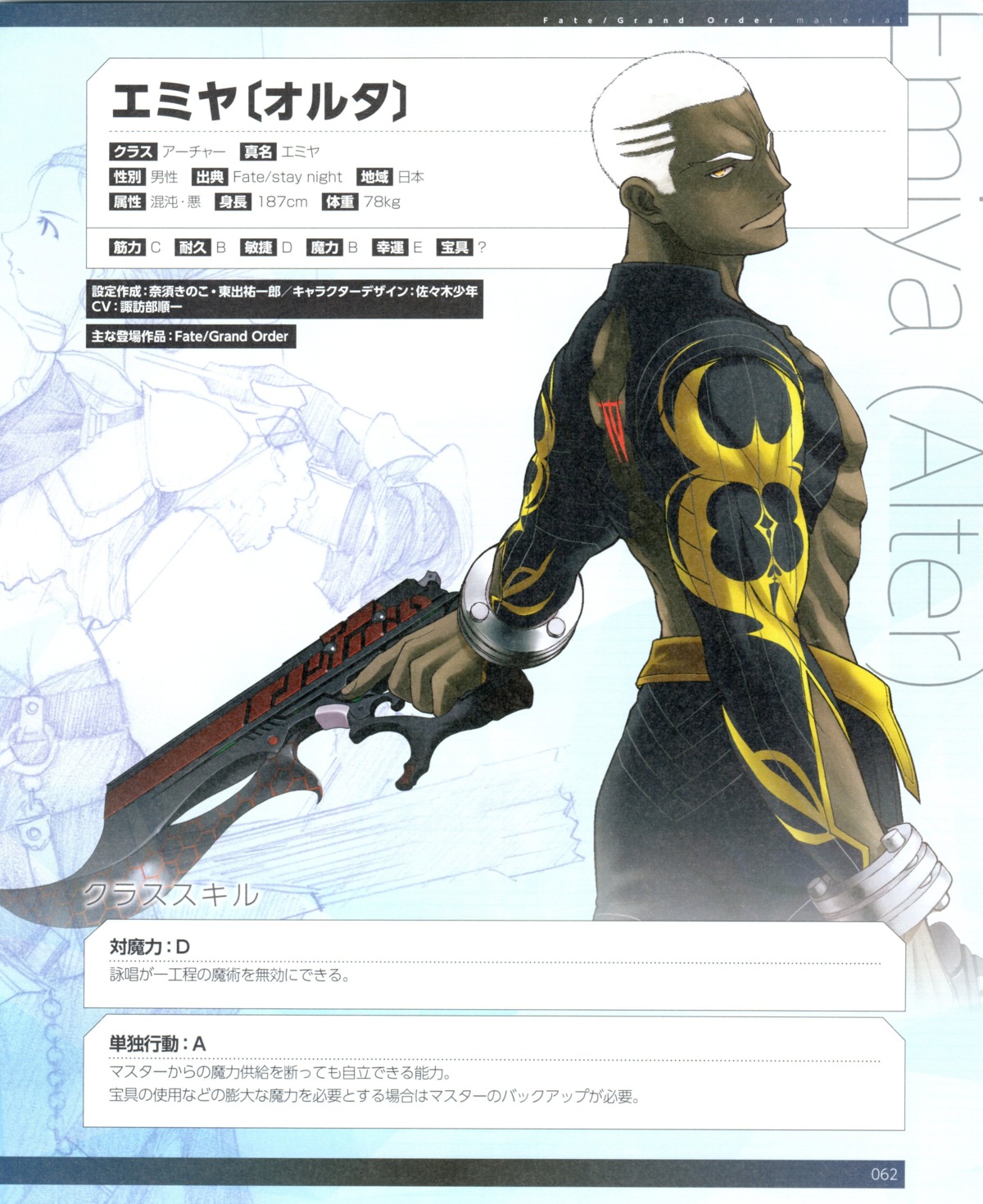 Featured image of post Fate Grand Order Emiya Alter However he s also not particularly amazing