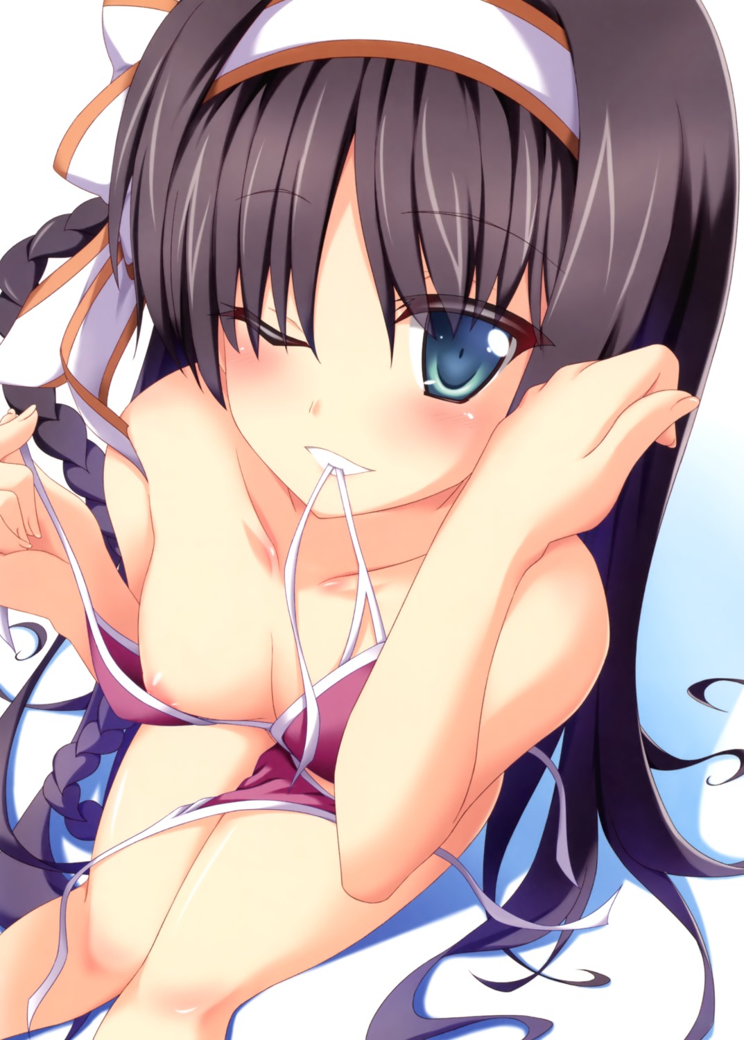 areola bikini favorite irotoridori_no_hikari irotoridori_no_sekai kisaragi_mio mittyan swimsuits undressing