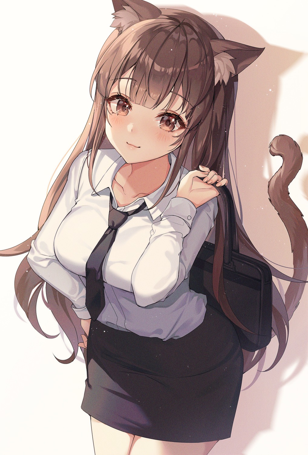 animal_ears nekomimi seifuku tail ttosom