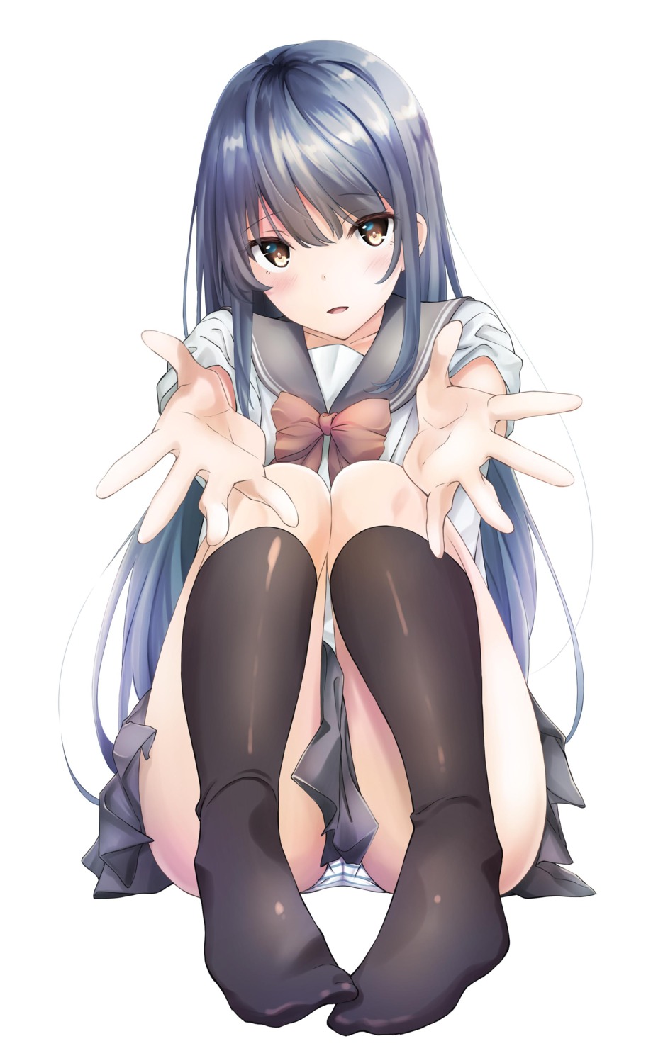 anno_masato feet pantsu seifuku shimapan