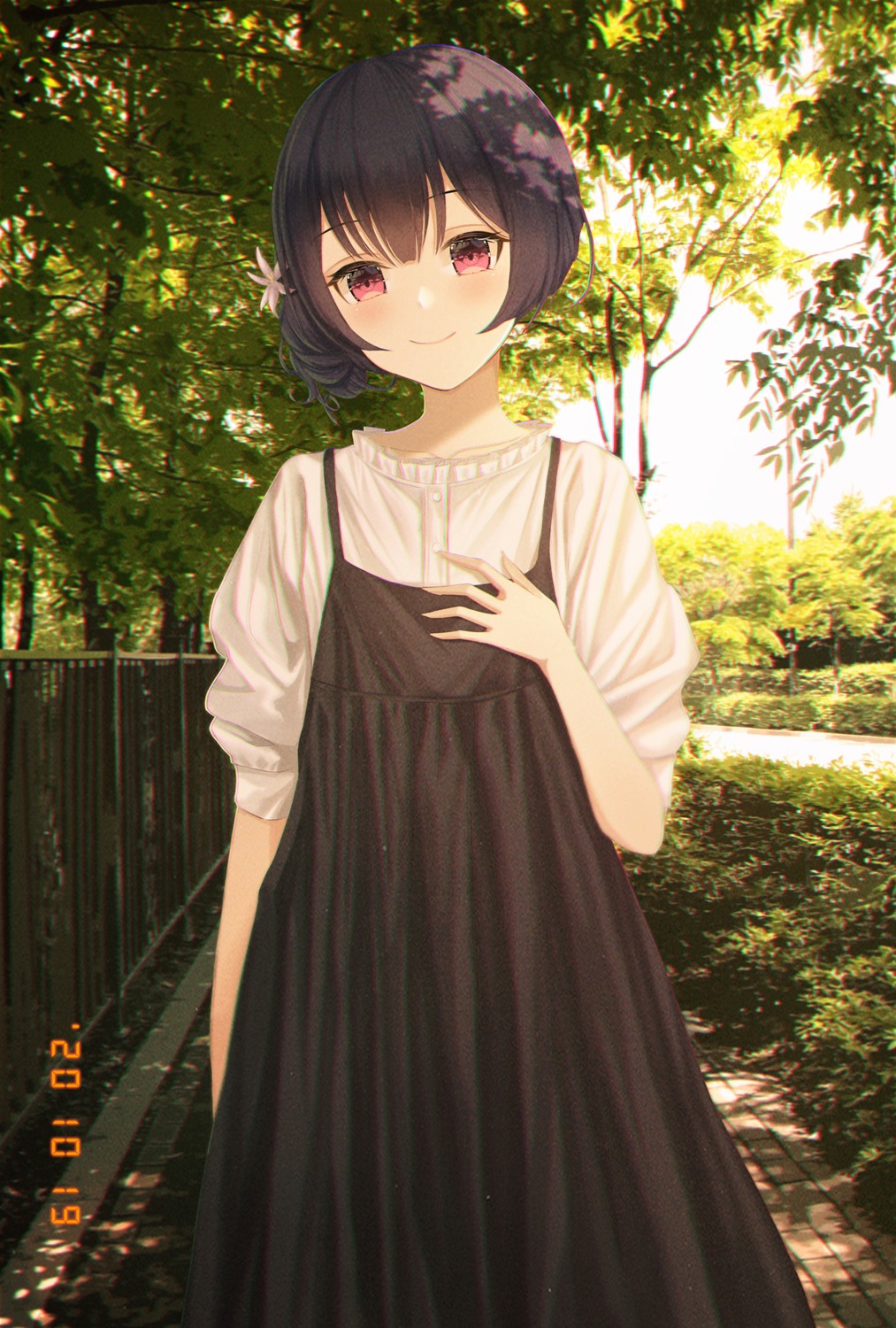 bosumonki dress morino_rinze the_idolm@ster the_idolm@ster_shiny_colors