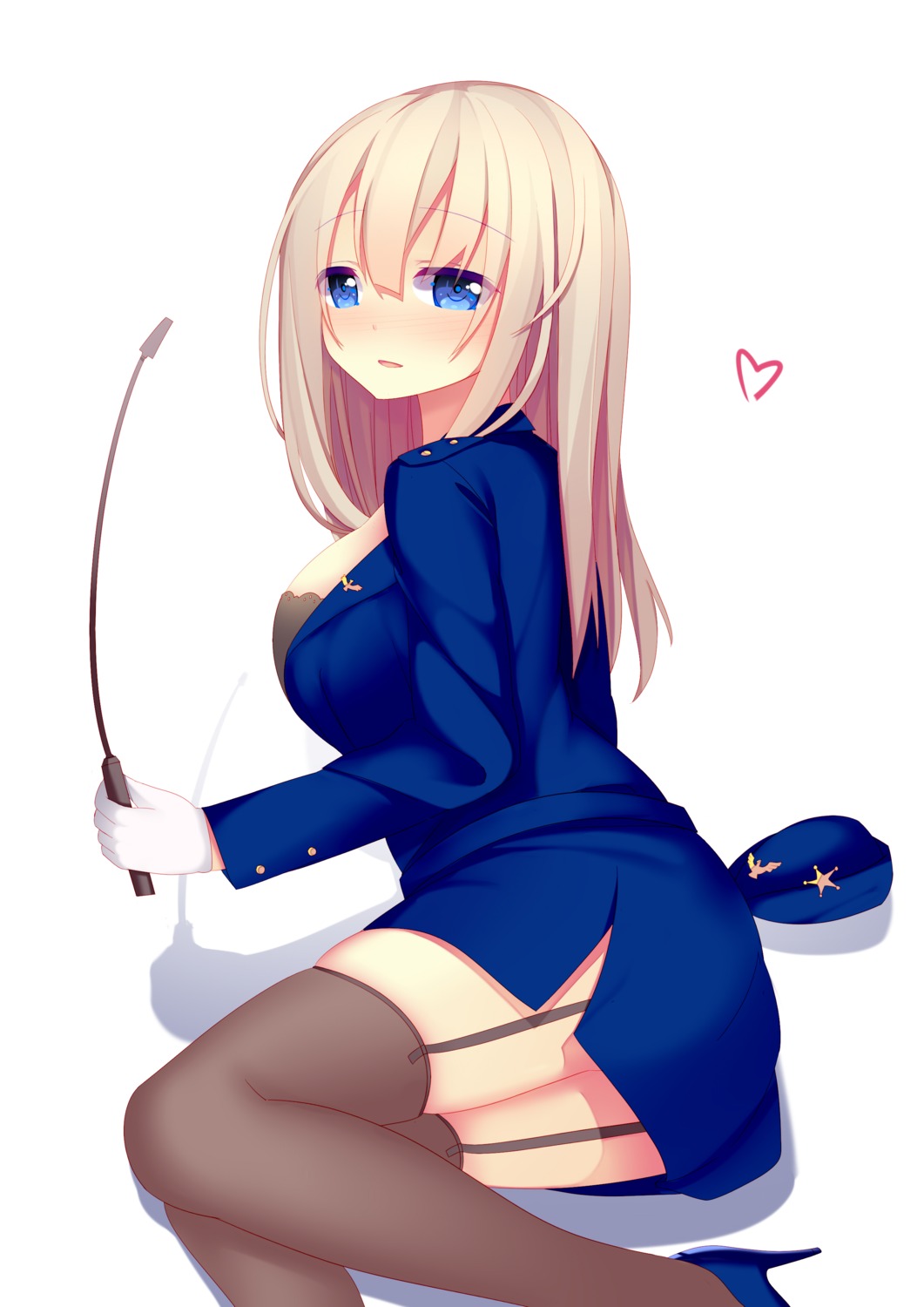 heels jyt lexington_(zhanjianshaonv) stockings thighhighs uniform weapon zhanjianshaonv