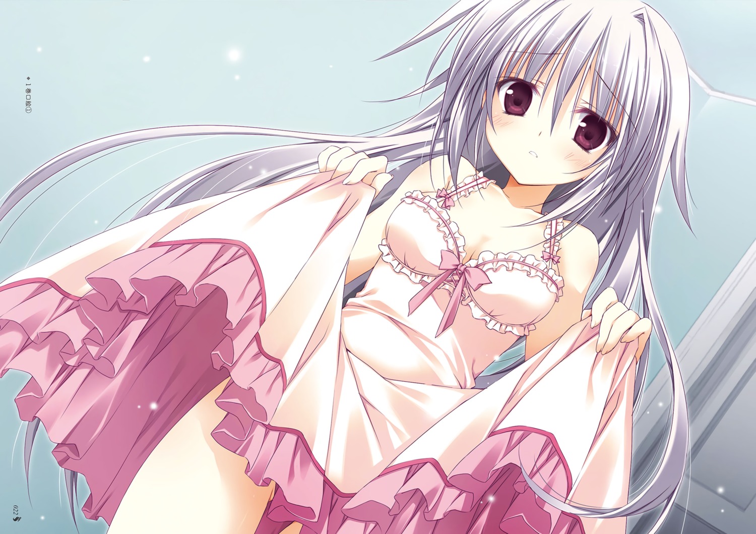 cleavage dress iris_freyja juuoumujin_no_fafnir korie_riko possible_duplicate skirt_lift