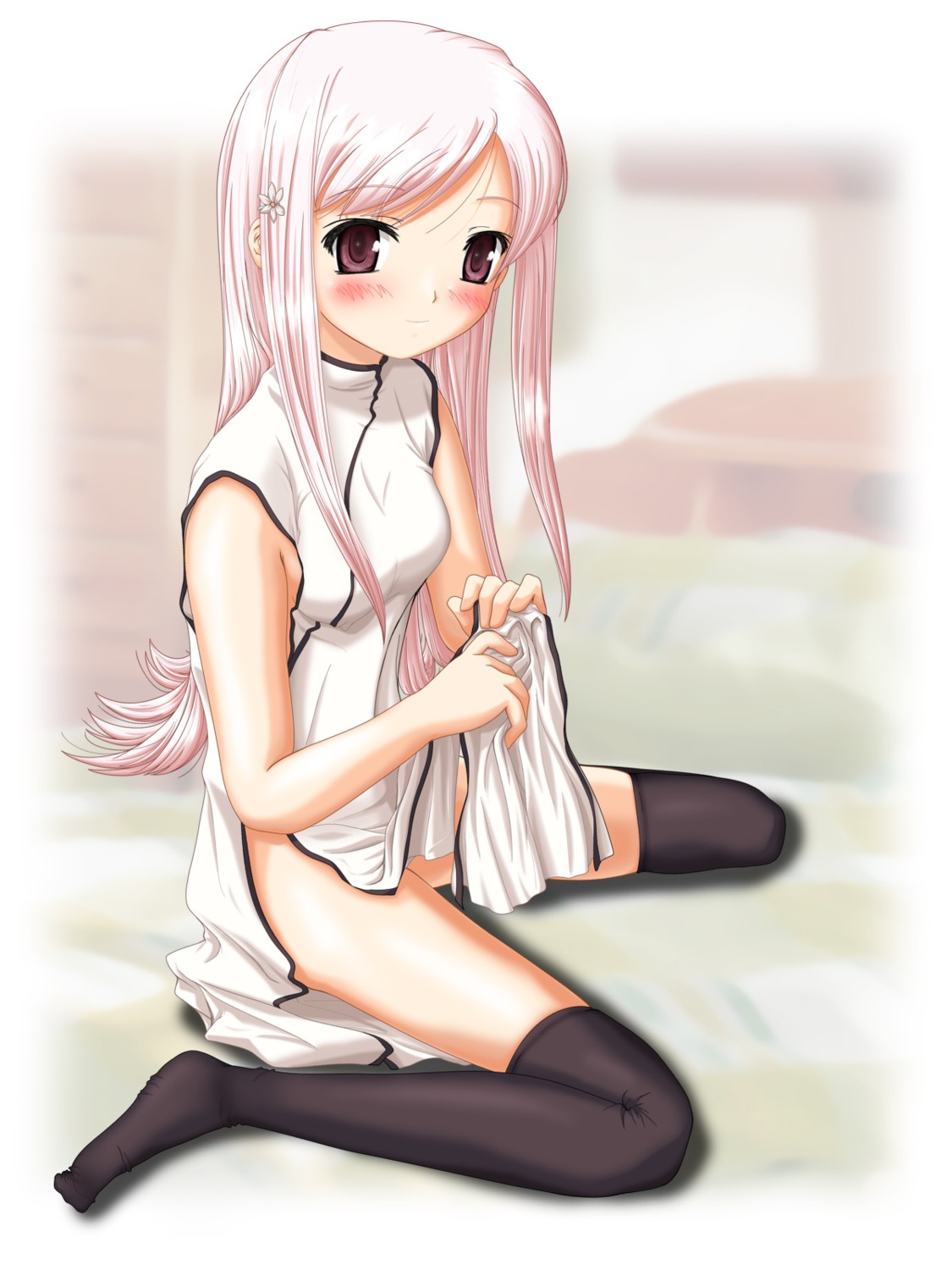chinadress lucy_maria_misora tagme thighhighs to_heart_(series) to_heart_2