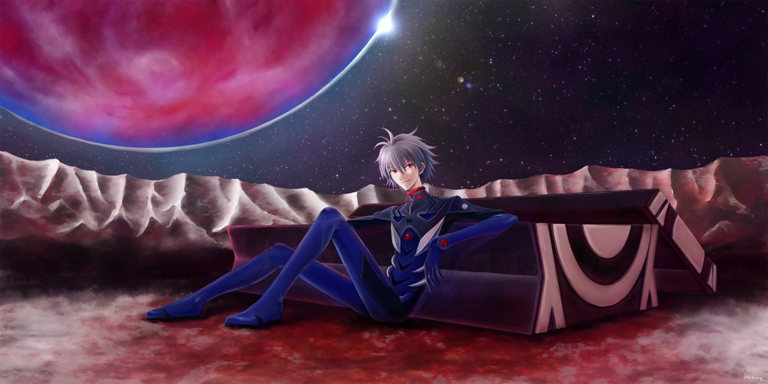 hotate male nagisa_kaworu neon_genesis_evangelion.