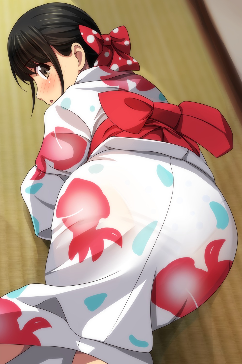 ass matsunaga_kouyou pantsu see_through shimapan yukata