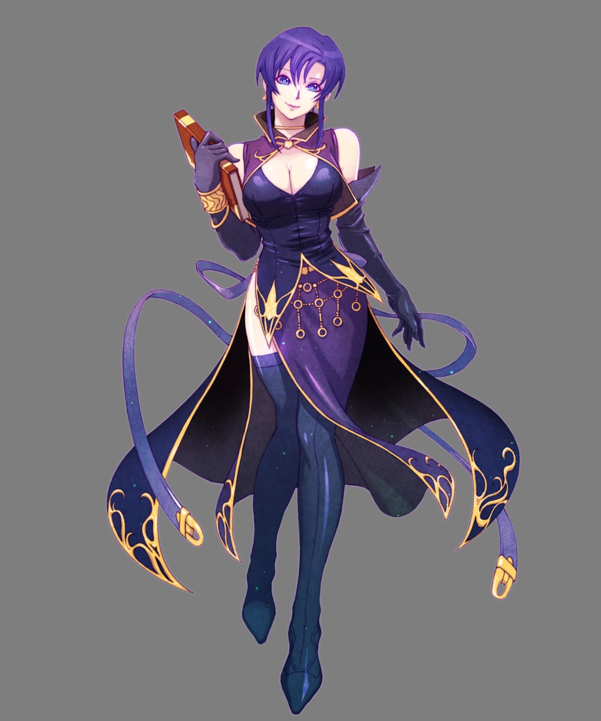 cleavage dress duplicate fire_emblem fire_emblem:_rekka_no_ken fire_emblem_heroes kotobuki_tsukasa nintendo thighhighs transparent_png ursula_(fire_emblem)