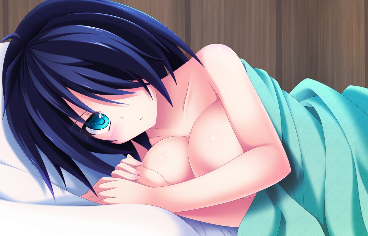 kako_(kancolle) kantai_collection midori_rin sheets topless