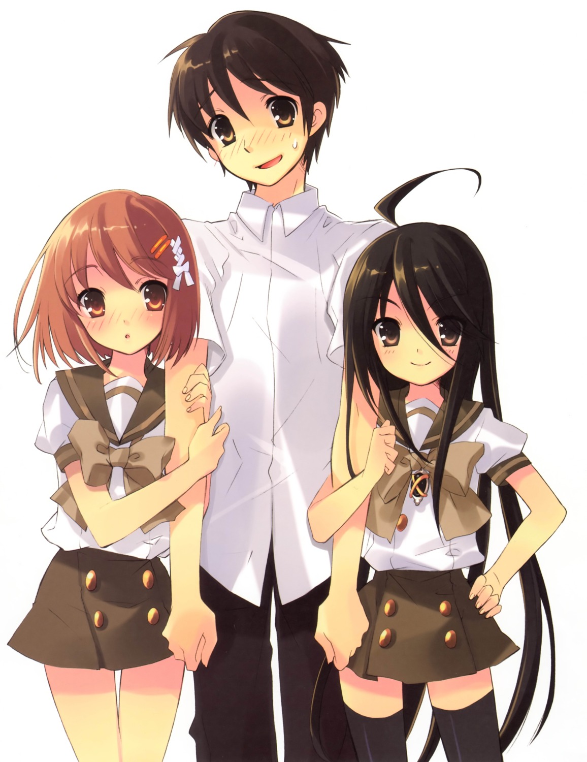 ito_noizi sakai_yuuji screening seifuku shakugan_no_shana shana thighhighs yoshida_kazumi