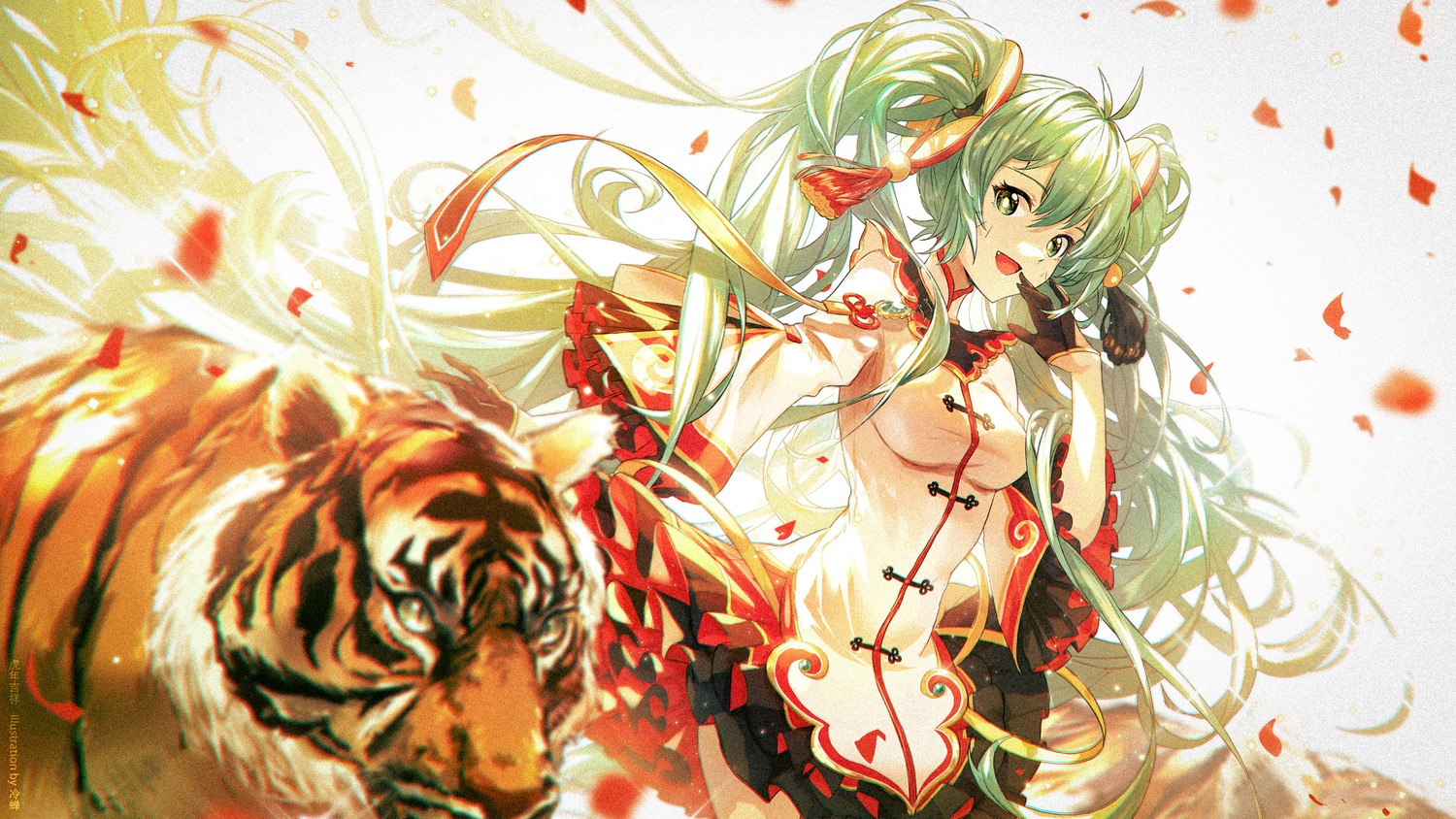 asian_clothes hatsune_miku lengchan_(fu626878068) vocaloid