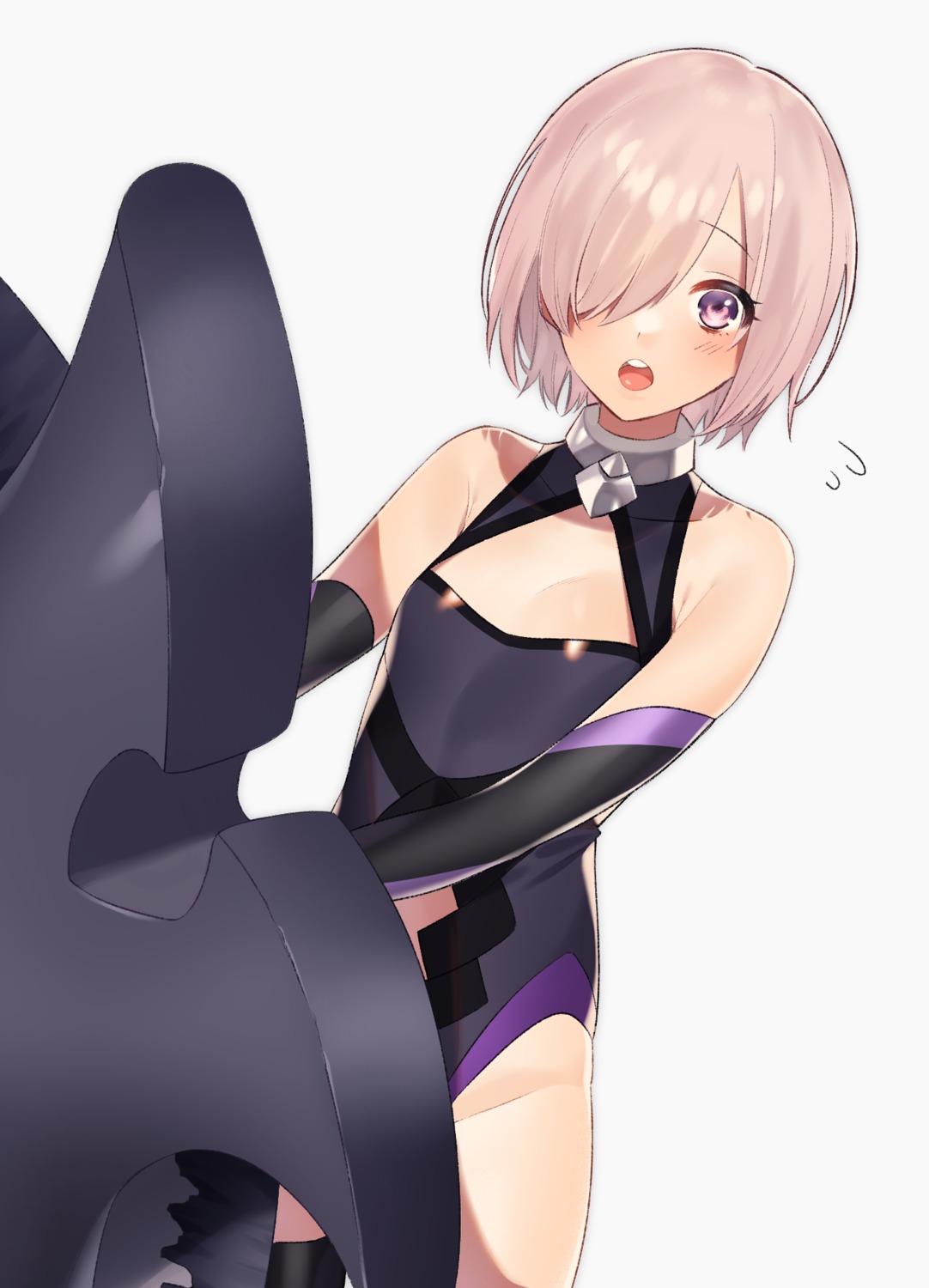 armor cleavage fate/grand_order leotard mash_kyrielight sino42