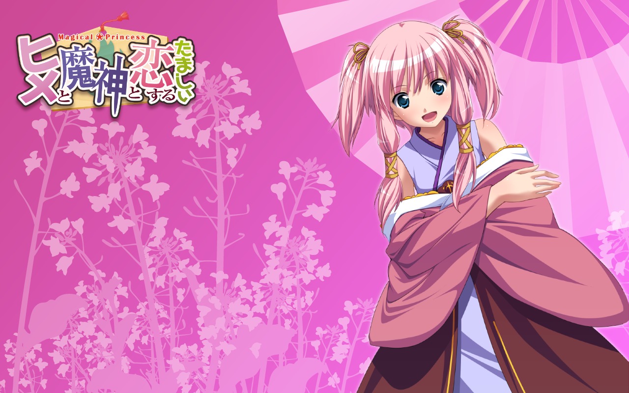 hime_to_majin_to_koisuru_tamashii japanese_clothes nanohana_mikage wallpaper yasuyuki