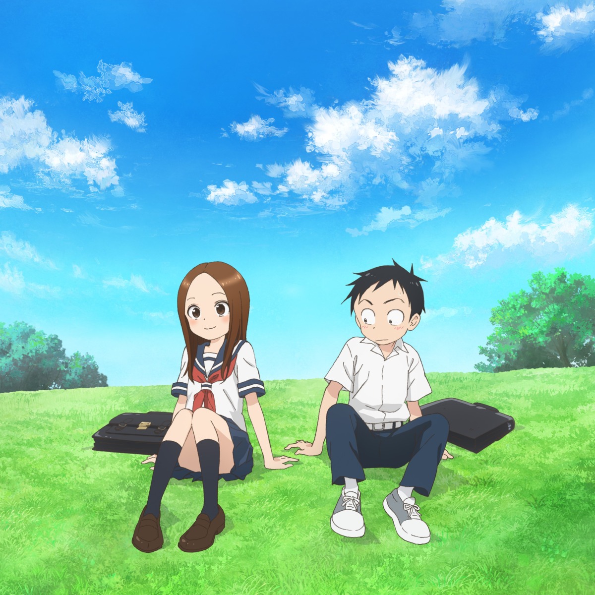 disc_cover karakai_jouzu_no_takagi-san nishikata seifuku tagme takagi-san