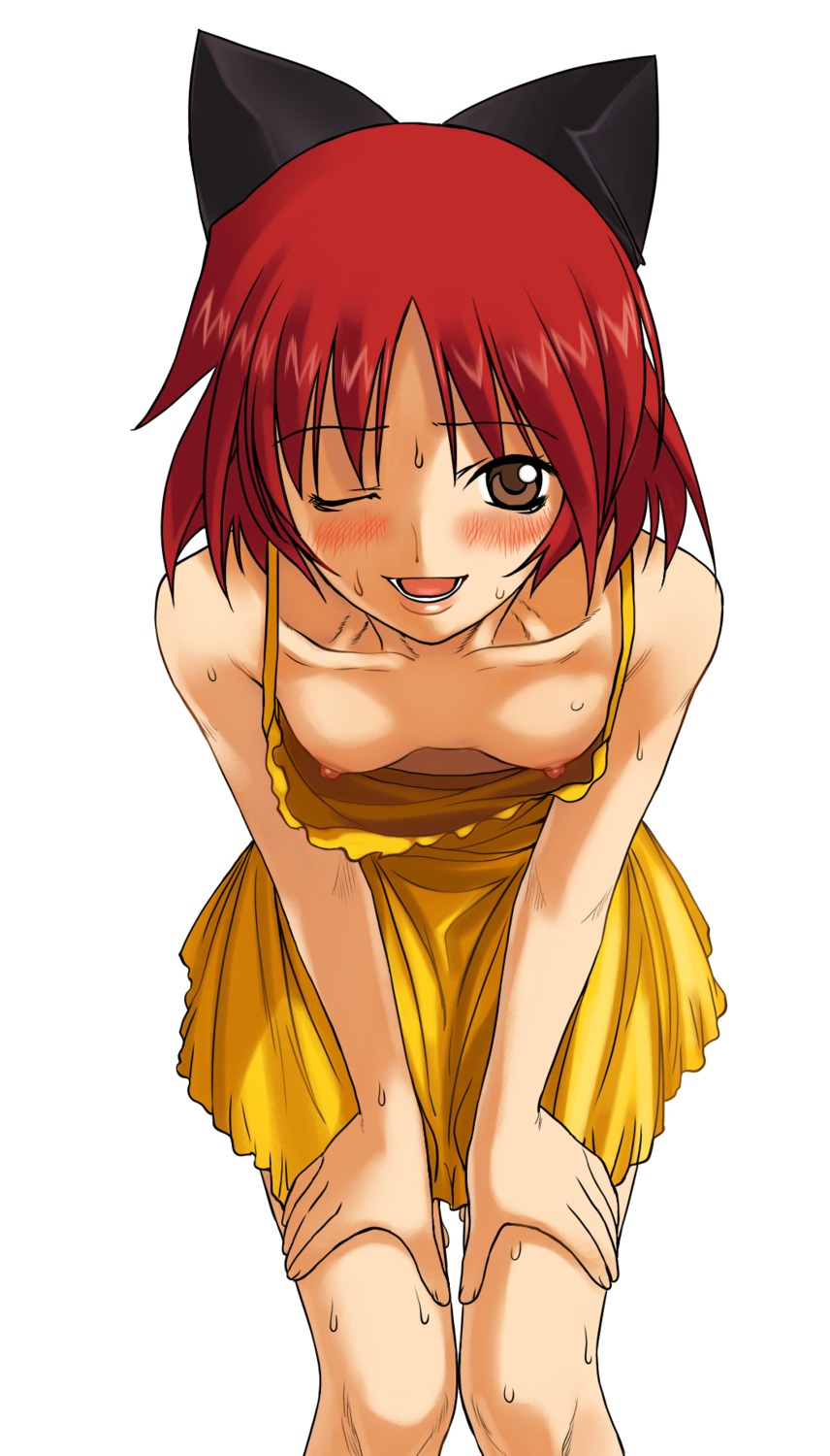 a1 dress initial-g kousaka_tamaki no_bra to_heart_(series) to_heart_2