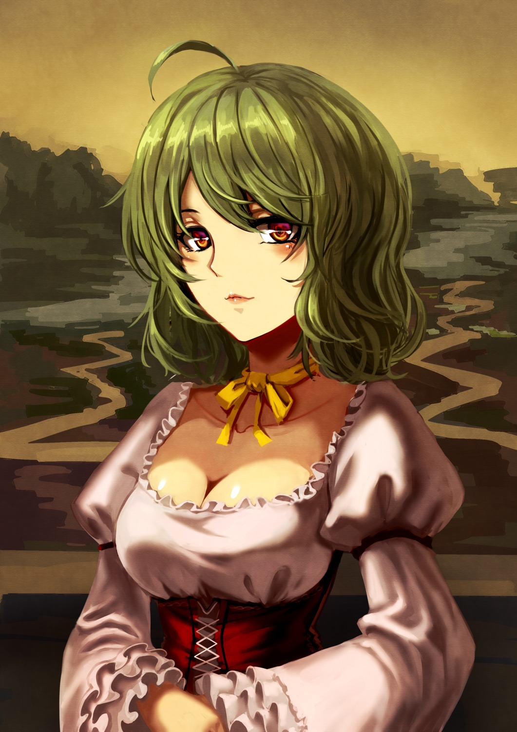 cleavage kazami_yuuka koissa touhou