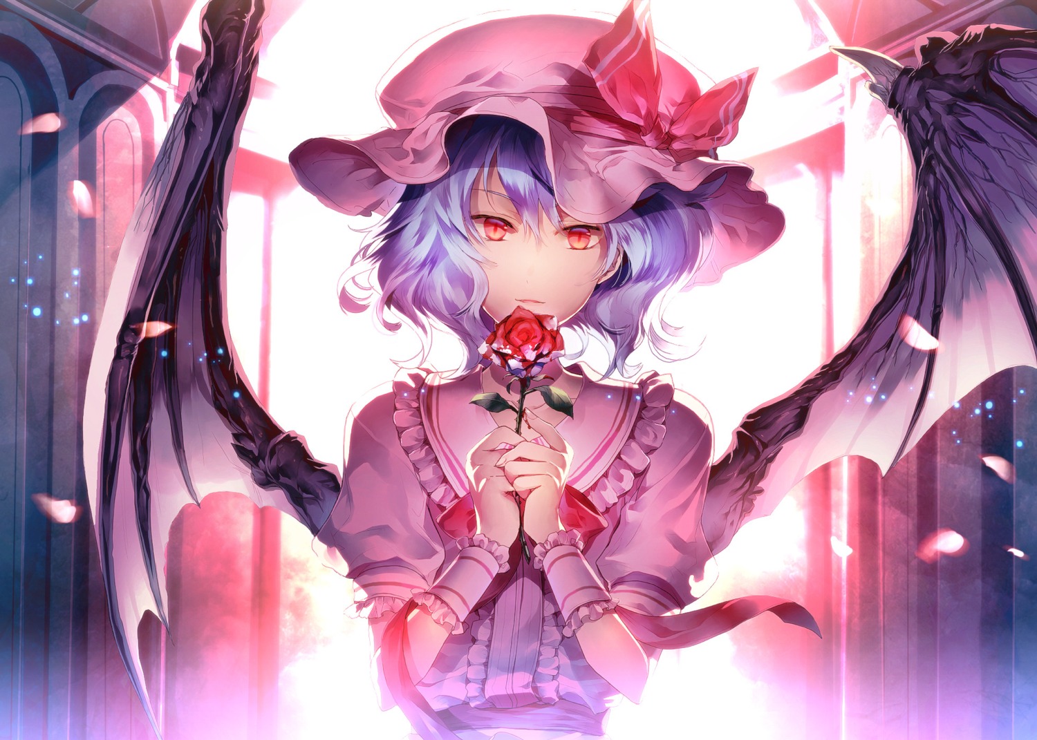 remilia_scarlet sunakumo touhou wings