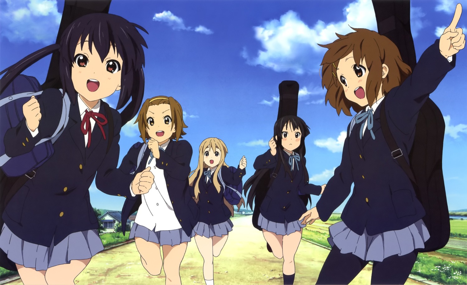 akiyama_mio hirasawa_yui k-on! kawanami_eisaku kotobuki_tsumugi nakano_azusa pantyhose seifuku tainaka_ritsu