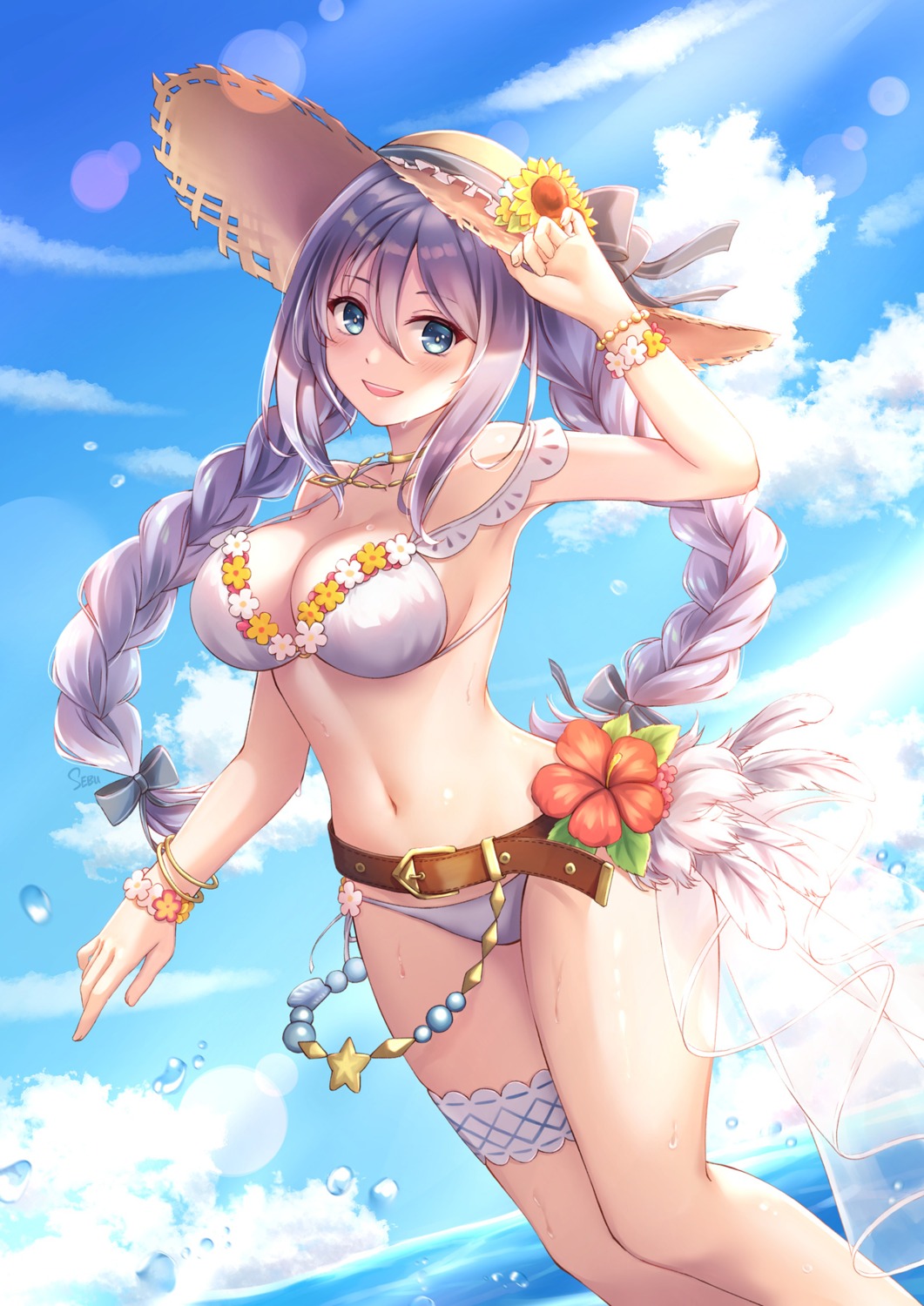 bikini garter sebu_illust swimsuits