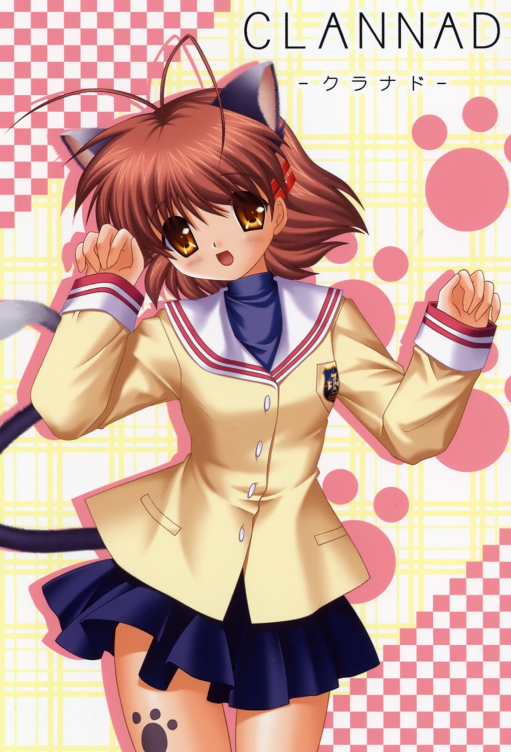 animal_ears clannad furukawa_nagisa hinoue_itaru key nekomimi seifuku tail