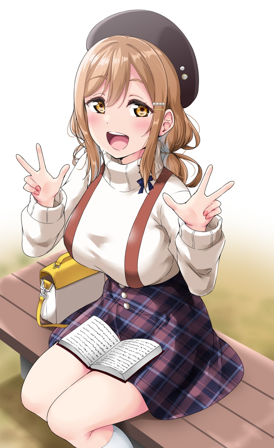 kunikida_hanamaru love_live!_(series) love_live!_sunshine!! sweater yopparai_oni