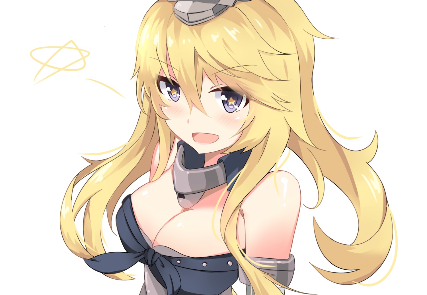 cleavage iowa_(kancolle) kantai_collection nahaki