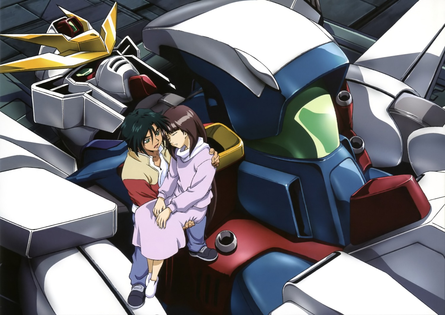 garrod_ran gundam gundam_x mecha tiffa_adill