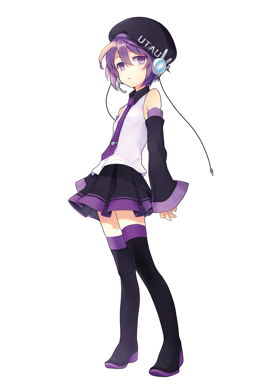 defoko headphones renta thighhighs utau