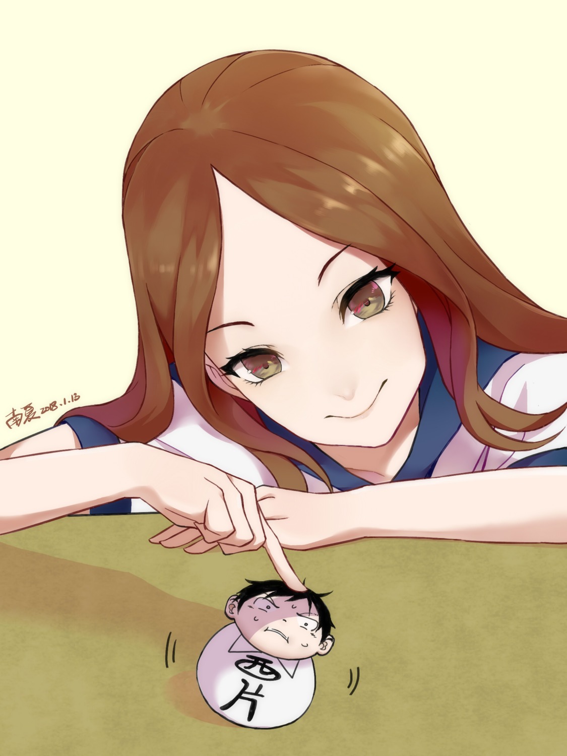 karakai_jouzu_no_takagi-san nishikata seifuku tagme takagi-san