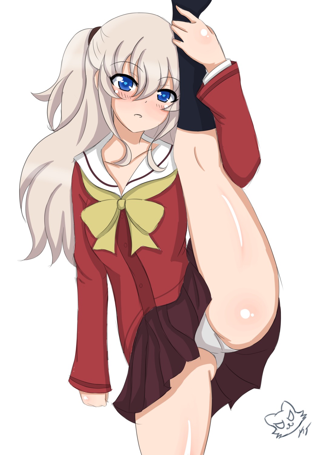 charlotte pantsu seifuku skirt_lift tagme tomori_nao