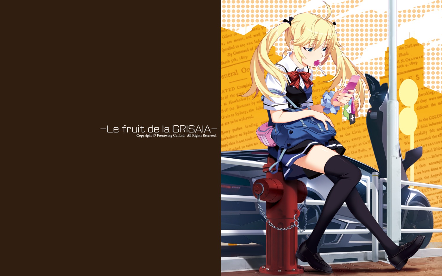 front_wing grisaia grisaia_no_kajitsu matsushima_michiru seifuku thighhighs wallpaper watanabe_akio