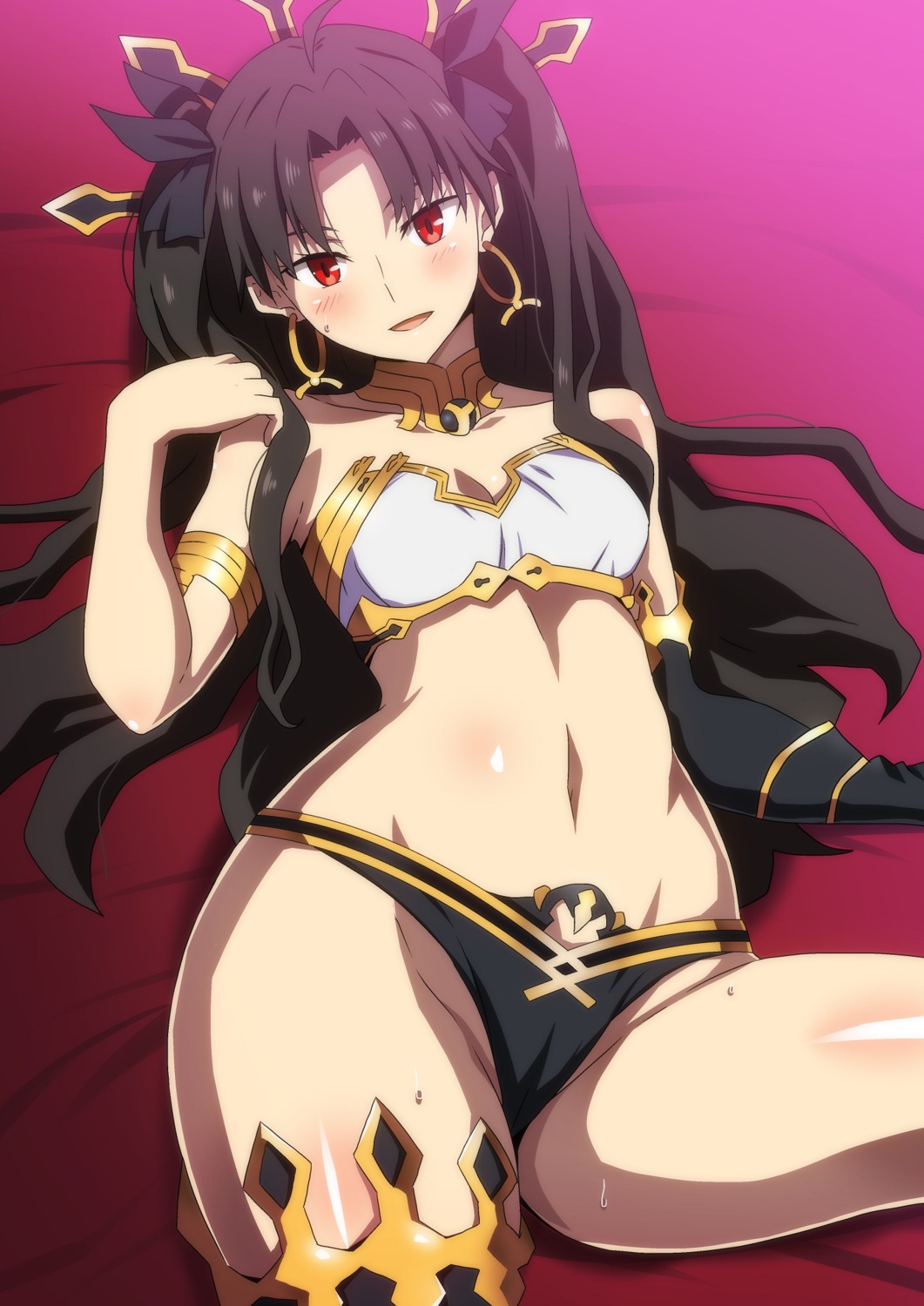 bikini_armor cameltoe cleavage fate/grand_order hara_(harayutaka) ishtar_(fate/grand_order) thighhighs