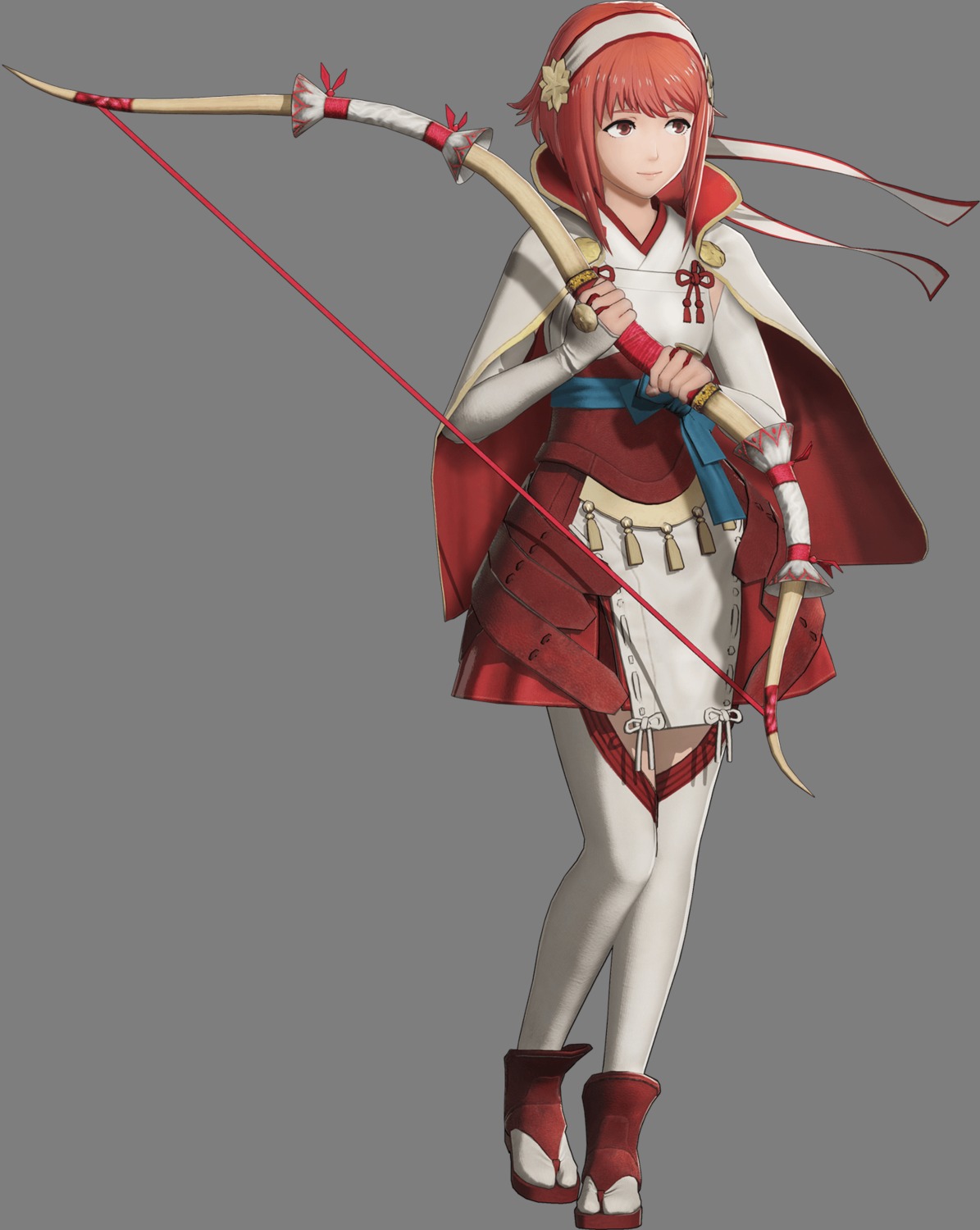 armor fire_emblem fire_emblem_warriors koei_tecmo miko sakura_(fire_emblem) thighhighs transparent_png weapon