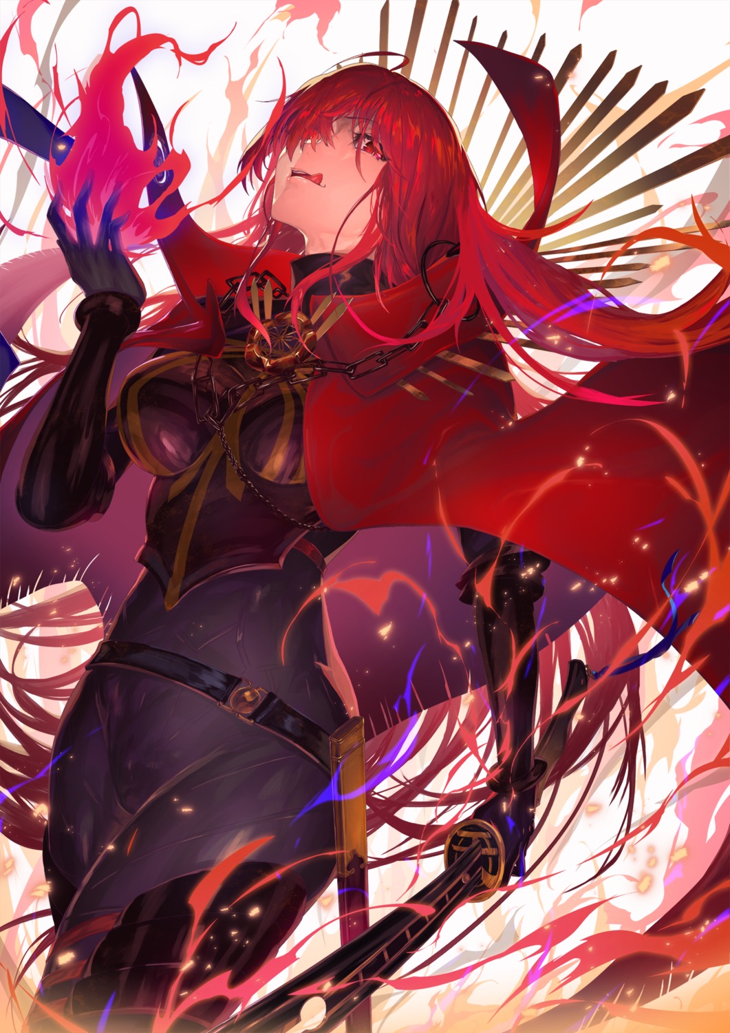 bodysuit demon_king_nobunaga fate/grand_order nijimaarc sword