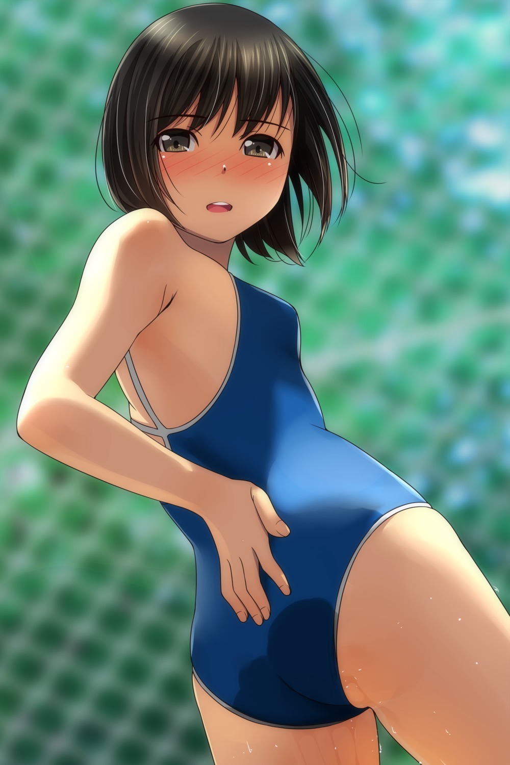 ass loli matsunaga_kouyou school_swimsuit swimsuits